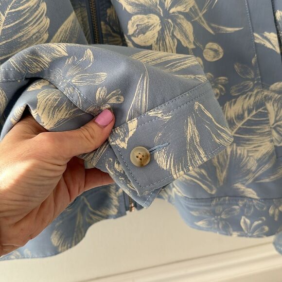 Urban Outfitters Floral Harrrington Hawaiian Lightweight Western Bomber Size XL - Picture 6 of 16